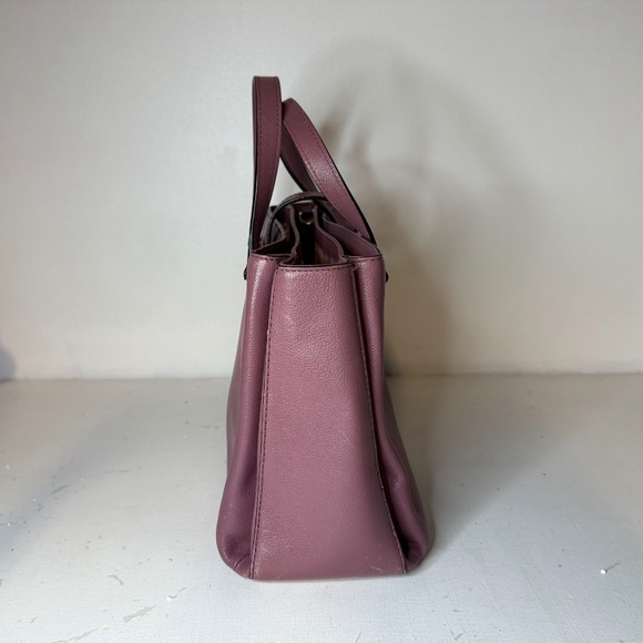 Kate Spade Natasha Lovett Street Purple Satchel Top Handle Purse Handbag - Picture 8 of 15